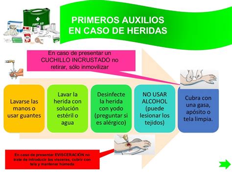 PRIMEROS AUXILIOS EN CASO DE HERIDAS Y HEMORRAGIAS