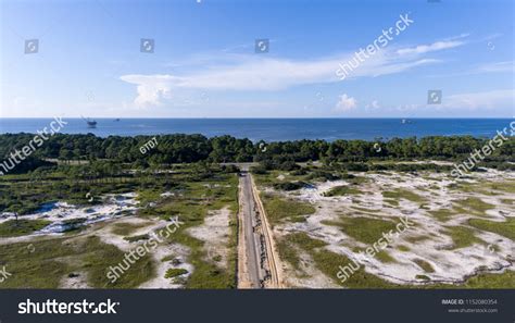 Aerial View Fort Morgan Beach Alabama Stock Photo 1152080354 | Shutterstock