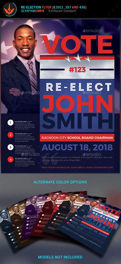 Vote: Re-Election Flyer Templates by SeraphimChris | GraphicRiver