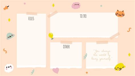 Free Cute Aesthetic Green Organizer Desktop Wallpaper, Cute Organizer