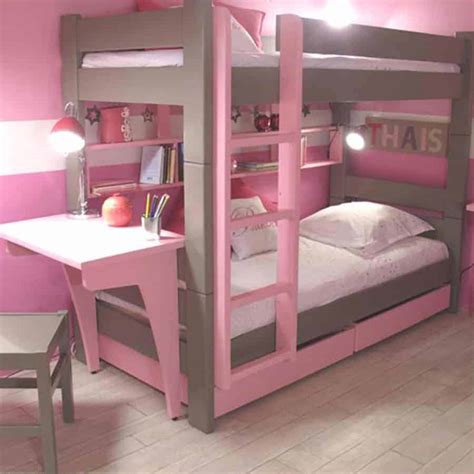 Kids Bunk Bed with Drawers & Desk in Dominique Design - YoYoHome