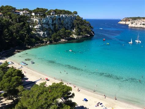 cala galdana beach view from the luxury hotel on a yoga retreat in spain - Yoga Escapes