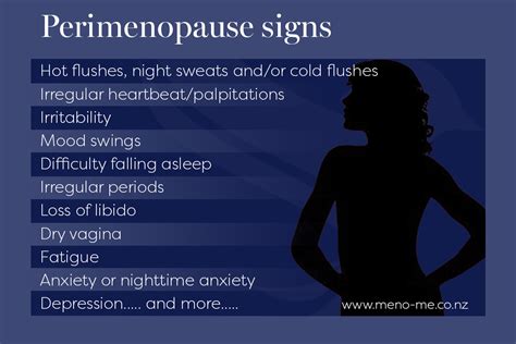 Learn About The 34 Symptoms Of Perimenopause - MenoMe®