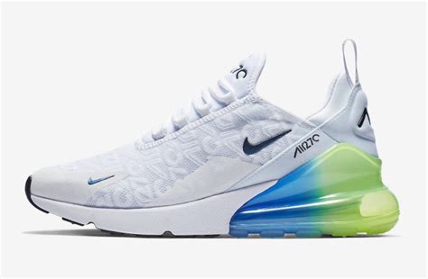 Nike Air Max 270 White Explosion Green Yellow AQ9164-100 Release Date - SBD