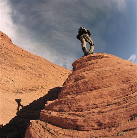 Hiking In Red Rock Canyon Photograph by Joe McBride