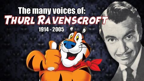 Many Voices of Thurl Ravenscroft (Animated Tribute - Tony the Tiger ...