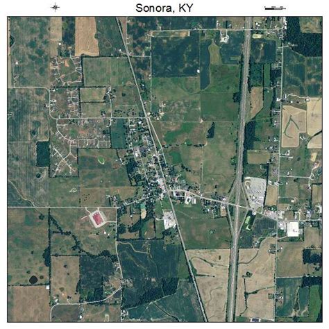 Aerial Photography Map of Sonora, KY Kentucky