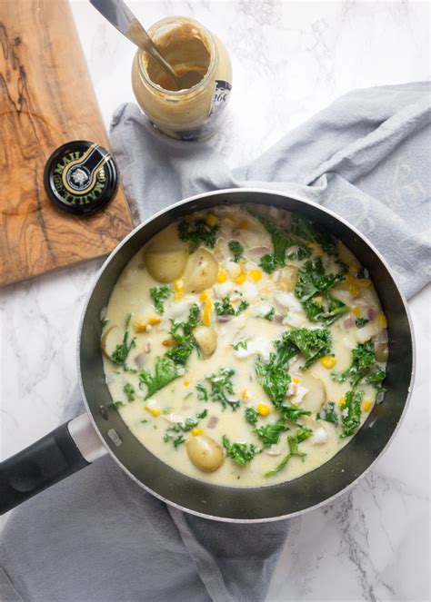 Smoked Haddock Potato Chowder - A Dash of Ginger