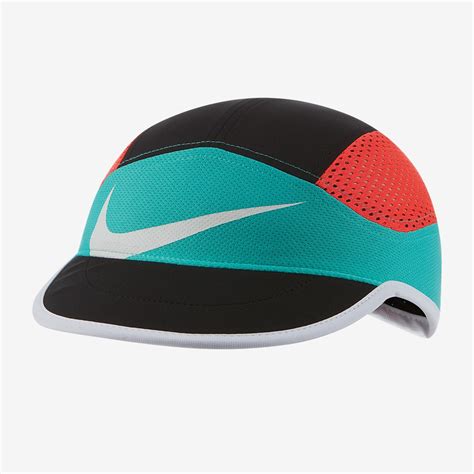 Nike Dri-FIT Aerobill Tailwind Cap - Black/Bright Crimson/Hyper Jade - Accessories