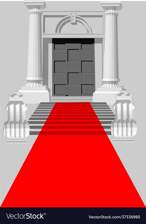 Red carpet background Royalty Free Vector Image