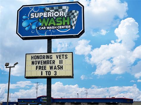 Superior Wash FREE car wash for veterans on Veterans Day, 1 to 3 p.m.