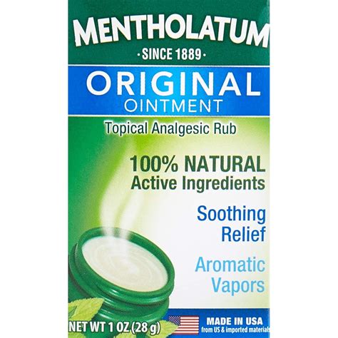 Boroleum Menthol Camphor White Ointment - .60 oz - The Online Drugstore