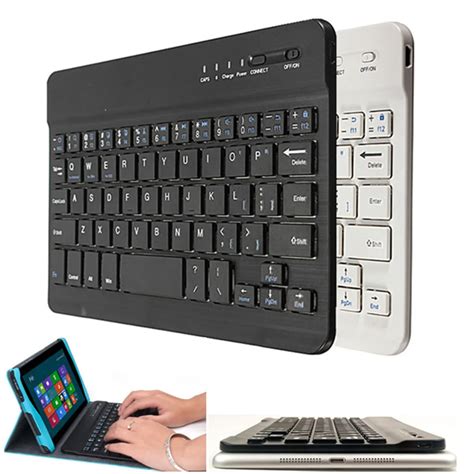 LEORY Ultra Slim Keyboard Multimedia Aluminum Wireless bluetooth ...