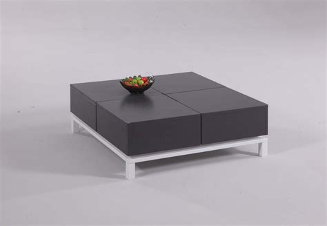 Ultra Grey Cocktail Coffee Table with Four Storage Compartments Houston Texas CHGIN