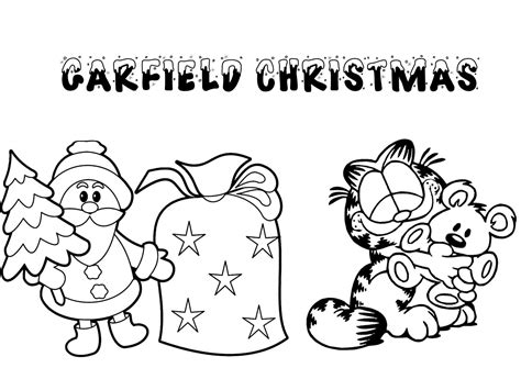 garfield printable coloring pages - Clip Art Library