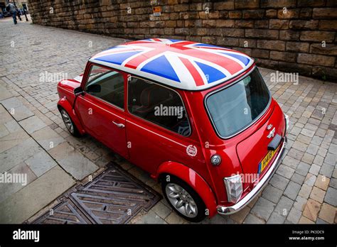 Red Union Jack Car Full Roof Cover Top Decal Sticker Protector Film For Mini Cooper S R50 R53 ...