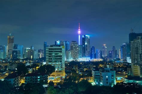 Premium Photo | Kuala Lumpur skyline at night