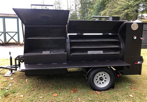 Large Commercial Grade BBQ Smoker Trailer for Any Restaurant or Large Group, PA