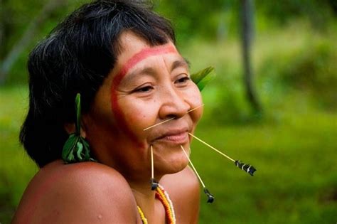 The primitive life of tribes in the Amazon forest