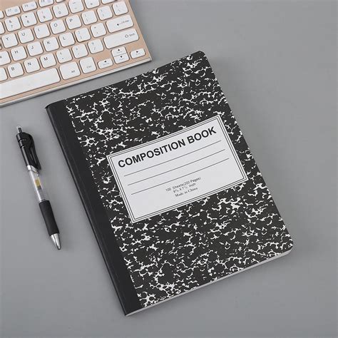 Notebook Reduced!VOYOAO Wide Ruled Notebook Composition Notebooks Wide Ruled Composition Book ...