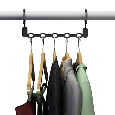 Space Saving Closet Organization Vertical and Horizontal Multi Hanger for Shirts, Pants, and ...