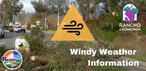 Windy Weather Information | City of Rancho Cucamonga