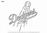 Los Angeles Dodgers Coloring Pages  Learny Kids sketch template
