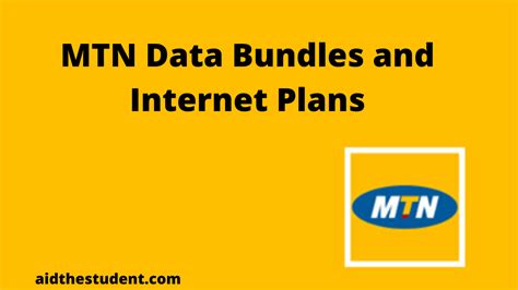 MTN Data Bundles and Internet Plans: Codes and Prices 2021 | Aid the ...