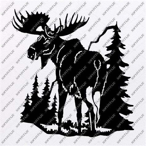 Free Moose Head Clipart In Ai Svg Eps Or Psd - vrogue.co