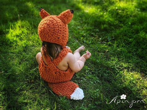 Baby Fox Costume Baby Fox Outfit First Halloween Costume | Etsy