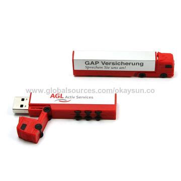 Buy Wholesale China 1gb To 128gb Promotional Usb Memory Truck Usb Logo Flash Drive & Truck Usb ...