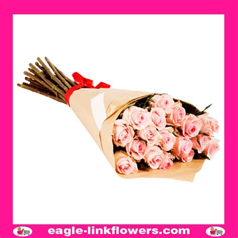 Light Pink Roses Bouquet - Monofloral Bouquets - Eagle-Link Flowers