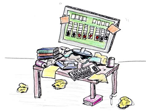 Clipart Messy Desk Cartoon All of these messy desk clipart resources ...