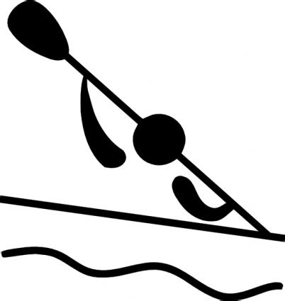 olympic canoeing - Clip Art Library