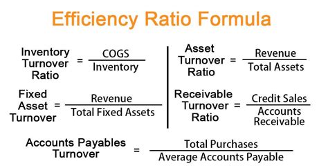 Efficiency Ratio Formula | Examples with Excel Template