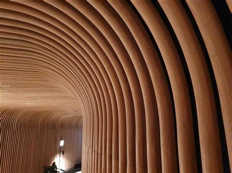 Curved Timber Battens - Sculptform