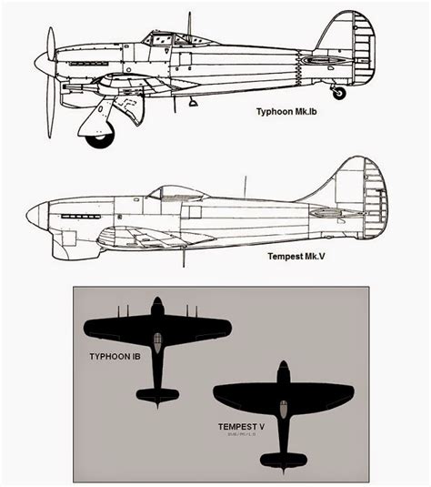 1/144 airbattle: VERSUS : Typhoon & Tempest