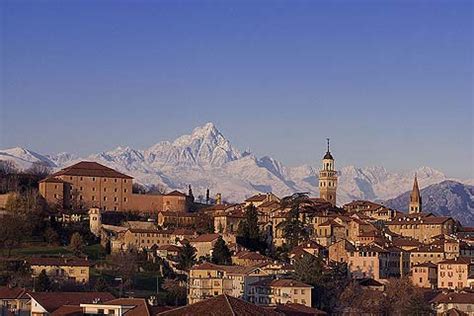 Saluzzo, Italy - medieval hill town in Piedmont