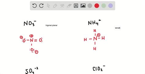 SOLVED: Draw a Lewis structure for each of the following polyatomic ions, and then use VSEPR ...