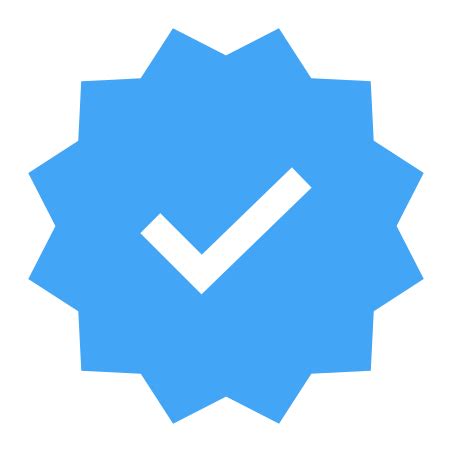 Instagram Verification Badge icon in Color Style