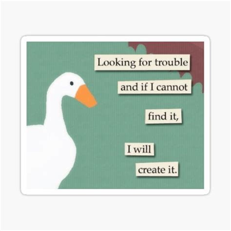 "desktop Goose Meme 4" Sticker for Sale by JenStyltastic | Redbubble