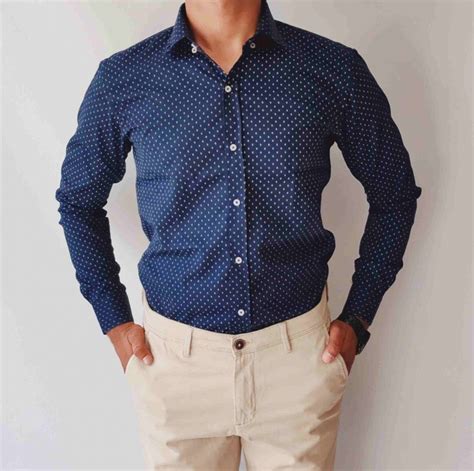 Buy Embossed Print Formal Shirts For Men in Pakistan | online shopping in Pakistan