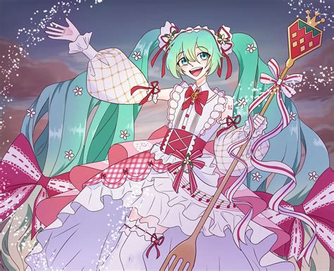 Hatsune Miku Fanart Hatsune Miku Anniversary Strawberry - Etsy