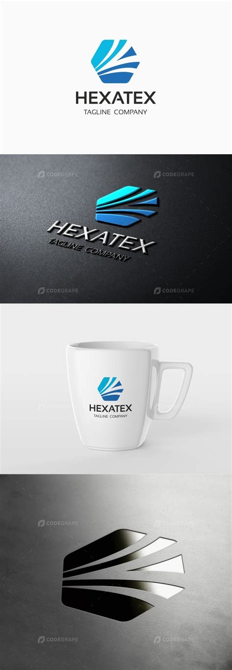 Hexagon Logo Template - Prints | CodeGrape