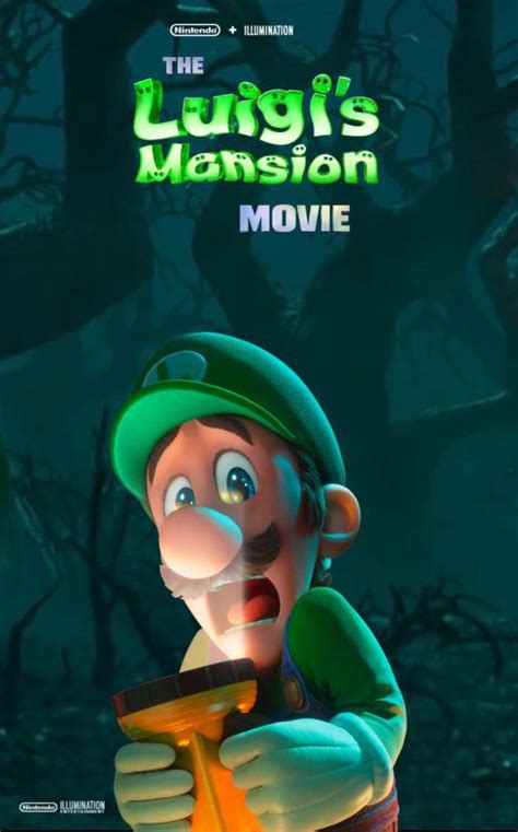 Fanmade Luigi’s mansion movie poster I made : r/Mario