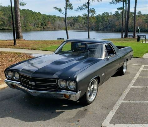 Black 1970 El Camino SS clone- muscle car chevy chevelle el-camino camaro for sale - Chevrolet ...