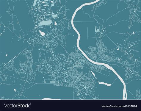 Map of the city alytus lithuania Royalty Free Vector Image