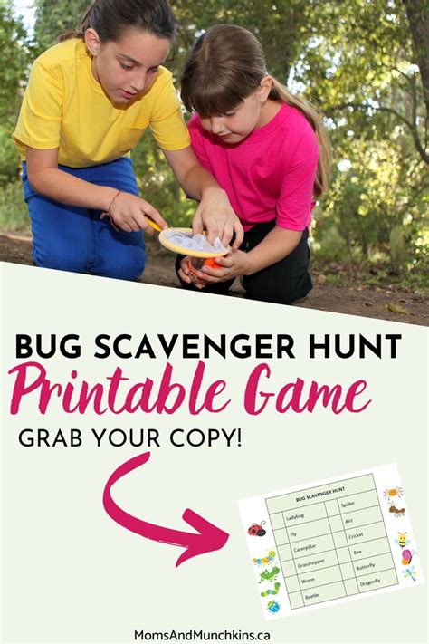 Enjoy outdoor fun in these warmer months with your kids by helping them search for bugs! This ...