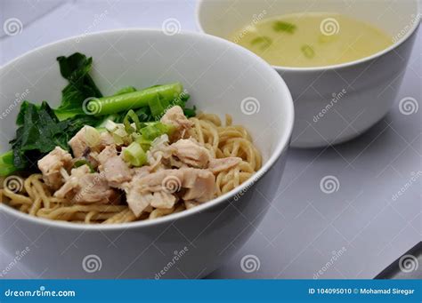 Mie ayam stock photo. Image of bakmi, recipe, served - 104095010