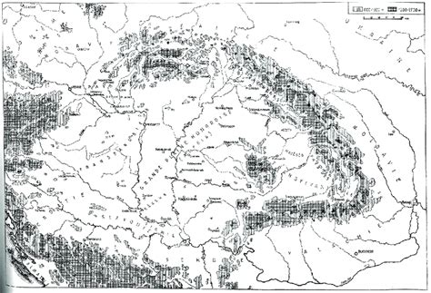 A topographic map of the Carpathian Basin produced by geographer András... | Download Scientific ...